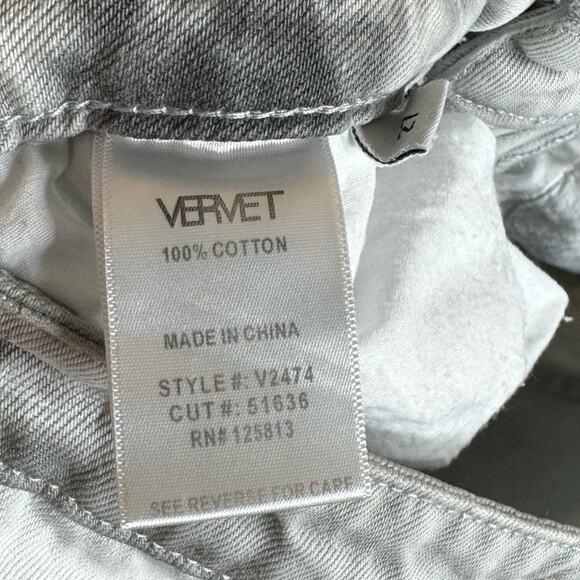 Vervet Darlin Denim Leslie Distressed Flare 90s Vintage Ankle Jeans Women’s 27 - Picture 8 of 11